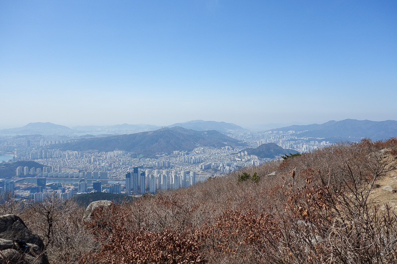 Korea again - Incheon - Daegu - Busan - Gwangju - Seoul - 2015 - You can get close to a 360 degree view from here. I stayed here for close to an hour absorbing it.