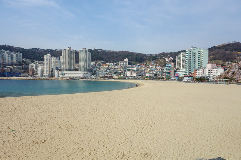 Korea again - Incheon - Daegu - Busan - Gwangju - Seoul - 2015 - Songdo beach, comes in at #3 presumably because of the lack of subway proximity. Very nice beach though.