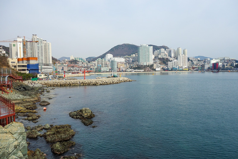 Korea again - Incheon - Daegu - Busan - Gwangju - Seoul - 2015 - Now I am on the ocean side boardwalk, made of steel plate.