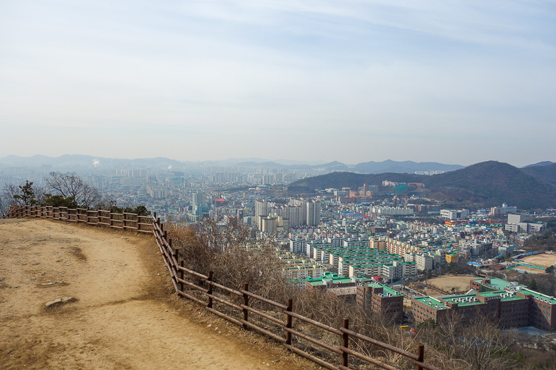 Korea again - Incheon - Daegu - Busan - Gwangju - Seoul - 2015 - View from pagoda.