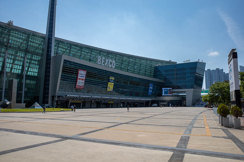 Korea-Busan-Beach-Haeundae - The local exhibition centre is also quite grand. Apparently Busan is hosting the 2030 world expo! Whatever the hell that is... It is set to be the wor