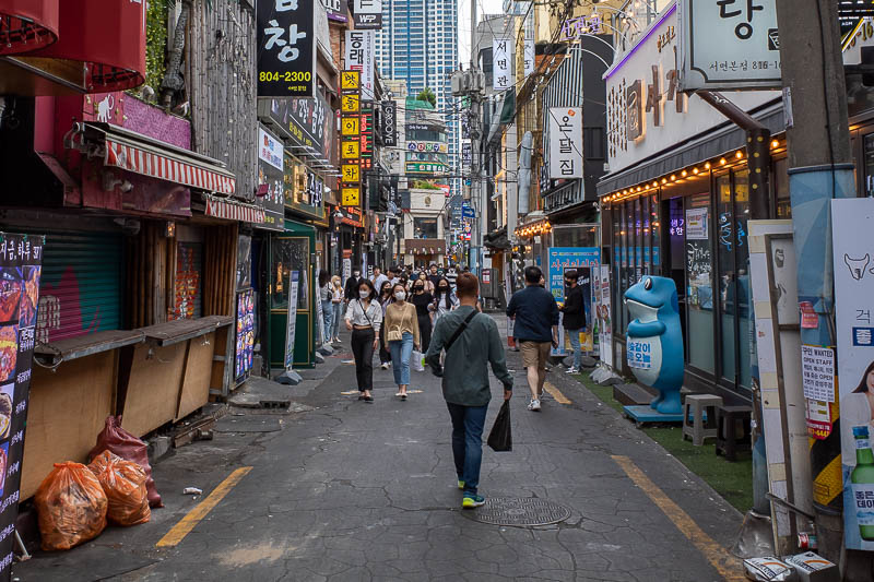 Korea for the 4th time - May and June 2022 - Grimy streets, grimier under grey skies. Busan's Kabukicho perhaps.