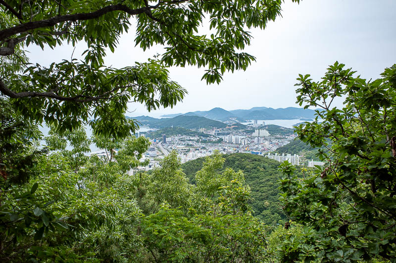 Korea-Yeosu-Hiking-Gubongsan - On the way up for the third time today.