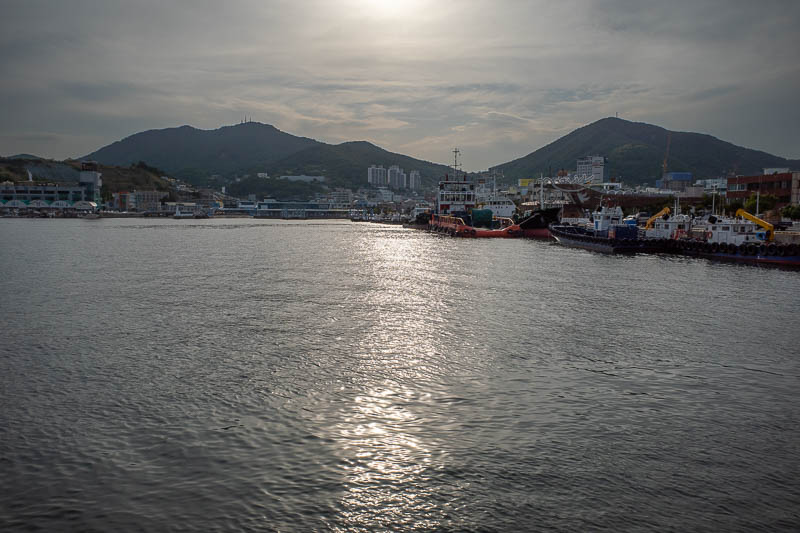 Korea-Yeosu-Food-Pasta - OK, the sun and cloud were doing great things this evening, so expect a few into the sun shots.