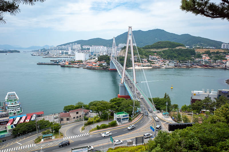 Korea-Yeosu-Odongdo-Bridge - Now I just need to find a way down to bridge #2 for the day, FINAL BRIDGE.