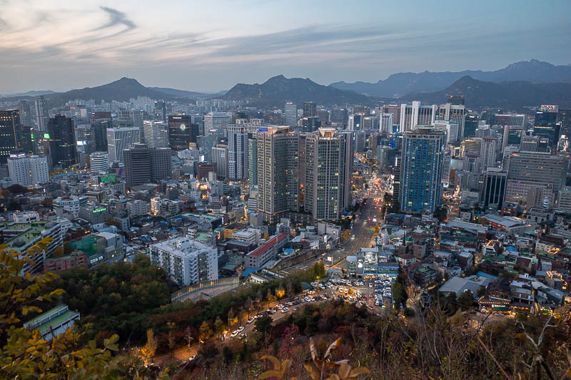 Korea twice in one year - November 2022 - It was probably darker than this in reality.