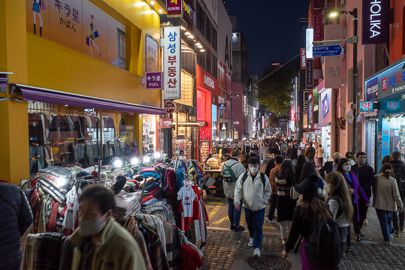 Korea-Seoul-Myeongdong - As mentioned in a previous post, Myeongdong has sprung back to life.