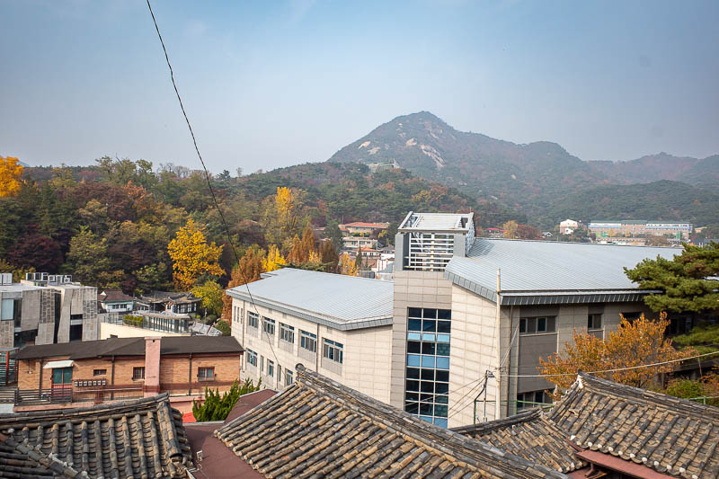 Korea twice in one year - November 2022 - Here you can clearly see the dust spots! First f/8 shot of the day. I do not think I have climbed that little mountain. It is very small but has a goo