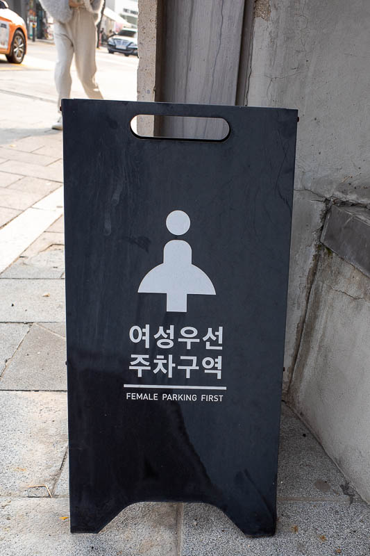 Korea twice in one year - November 2022 - Yes, identifying as a woman does qualify as a disability.