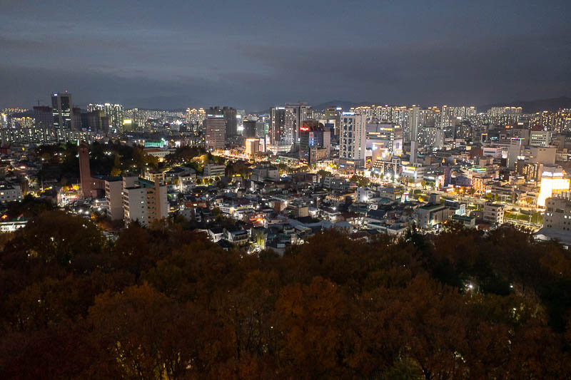 Korea twice in one year - November 2022 - Handheld view number one from the top. That is the area of town I am staying in.