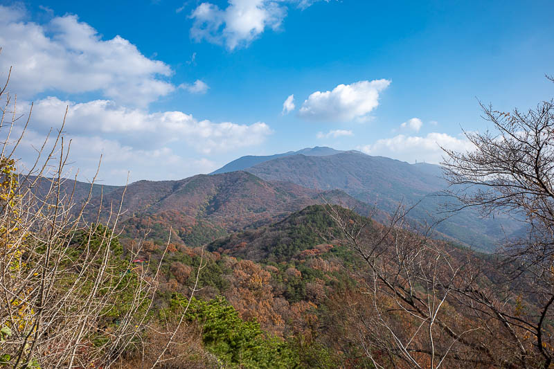 Korea-Gwangju-Mudeungsan-Jisan - It is also a good place to look back up to the top of Mudeungsan.