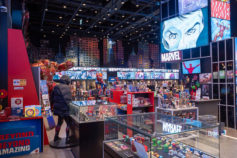 Korea-Seoul-Yongsan - Marvel store. I have no interest in Marvel whatsoever.
