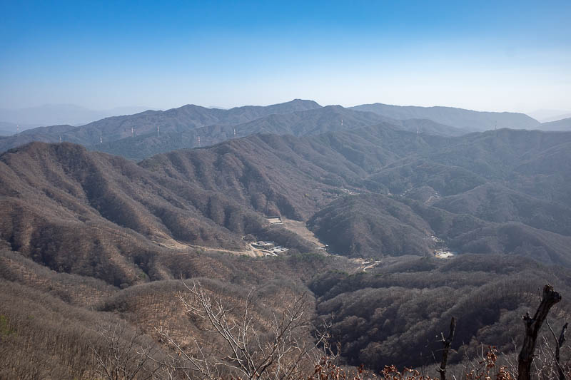 Korea twice in one year - November 2022 - You can do a very long hike from here as a starting or end point. It is the end point of a 50km trail running race.
