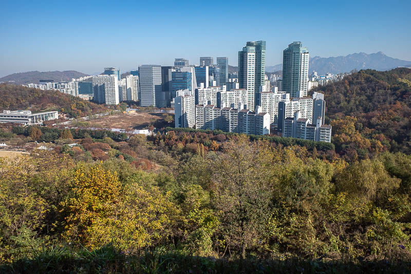 Korea twice in one year - November 2022 - Some nice views from the top.