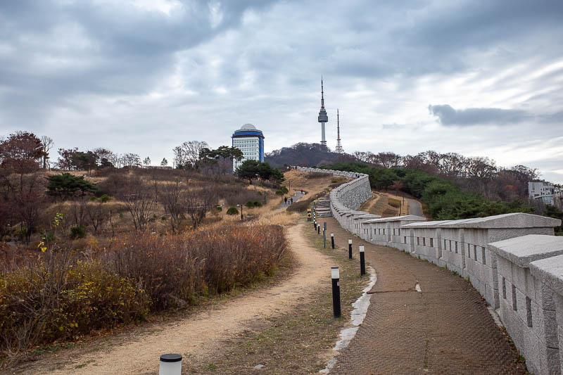Korea-Seoul-Hiking-Ansan - I had walked all the way back to Seoul tower, proving that you do not need smoke signals. It is actually not that far, maybe 45 minutes of walking.