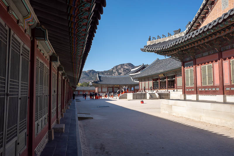 Korea-Seoul-Gyeongbokgung-Palace - And back section of the palace. Probably a more interesting shot actually.