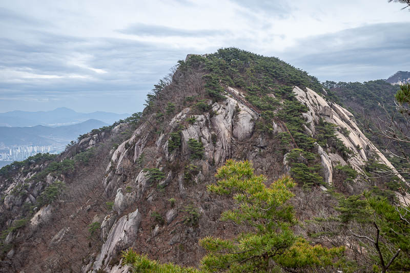 More of the same of Korea - March and April 2024 - Lots of going up and down over steep rocks today.