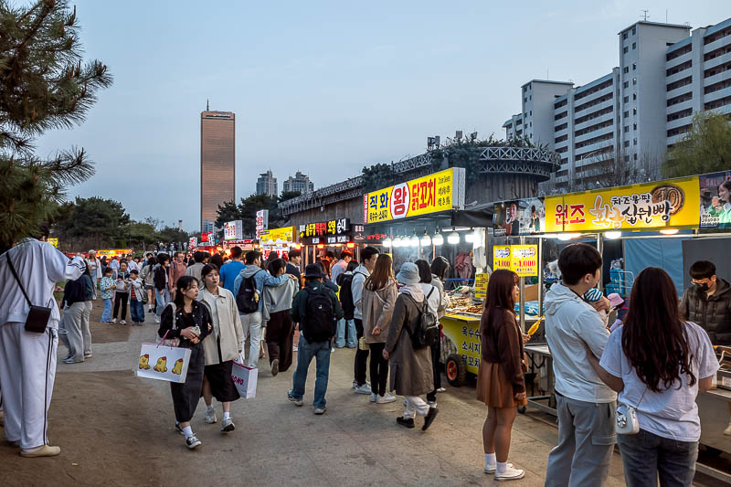 Korea-Seoul-Yeouido-Food - There is a small city set up to service this whole shindig.