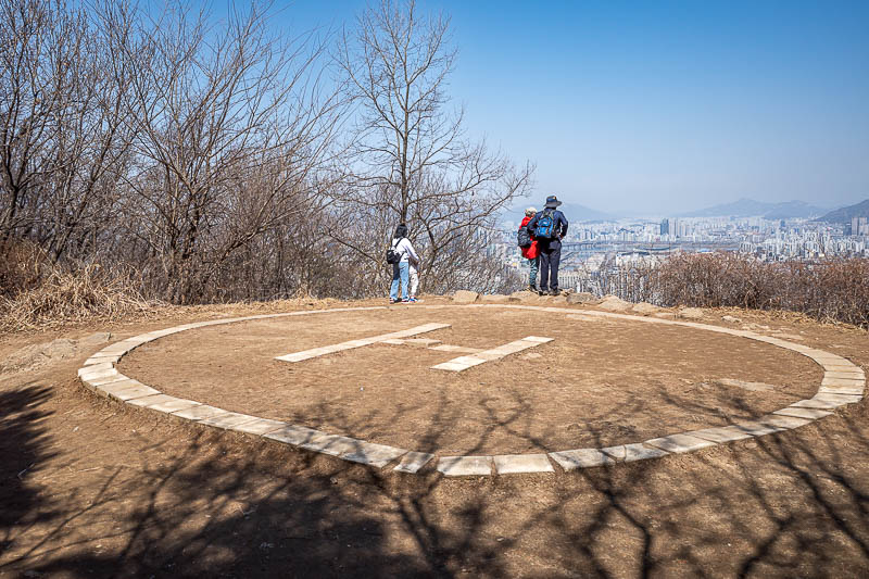 More of the same of Korea - March and April 2024 - Another hiking feature of Korea, helicopter landing pads.