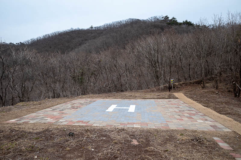 More of the same of Korea - March and April 2024 - I think this was the 3rd helicopter landing area of the journey, but this one looks well maintained, the H is recently painted.