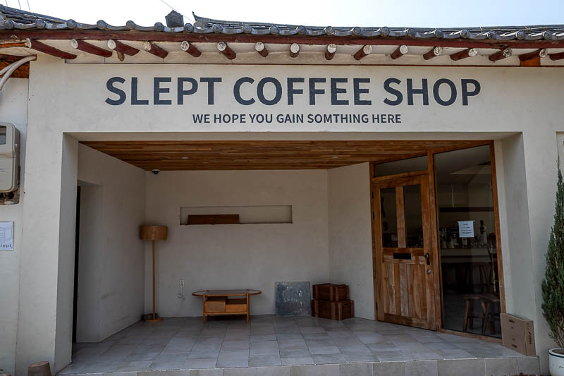 More of the same of Korea - March and April 2024 - If you were thinking about starting the day with a coffee, think about 12 noon, as that is when most coffee shops open. Also apart from the weird sign