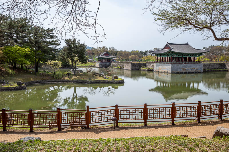 More of the same of Korea - March and April 2024 - Now it is time for the Donggung palace and Wolji pond. These are not old buildings. The pond was pretty nice though.