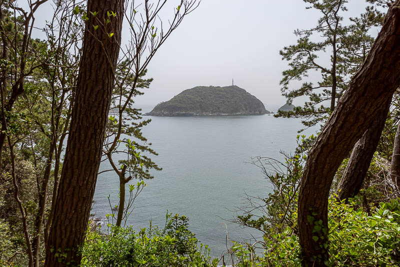 More of the same of Korea - March and April 2024 - A nearby island. Apparently in winter it pierces the fog for one of 'the views of the Busan coast'.