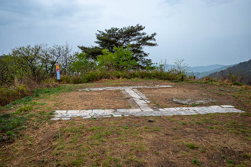 More of the same of Korea - March and April 2024 - Today's helicopter landing pad. Due to rain there will be no stance or selfies today. I spent all day worrying that I would get water on my camera len