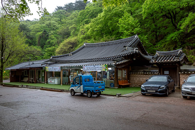 More of the same of Korea - March and April 2024 - This temple area is large, it is a couple of km down from the temple along a driveway filled with various temple affiliated cafes and shops before you