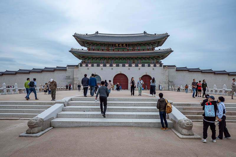 More of the same of Korea - March and April 2024 - Here is the main palace. Last time I was here there was a lot of construction going on at the main gate, now it is all finished.