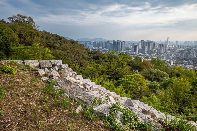 More of the same of Korea - March and April 2024 - Let the view shots commence. This one has a bit of the old wall.