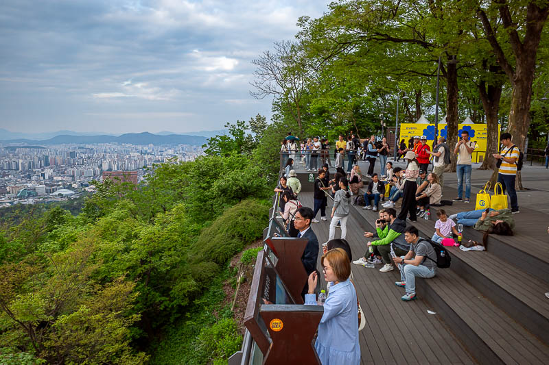 More of the same of Korea - March and April 2024 - Some bonus view shots now, with people enjoying the view.