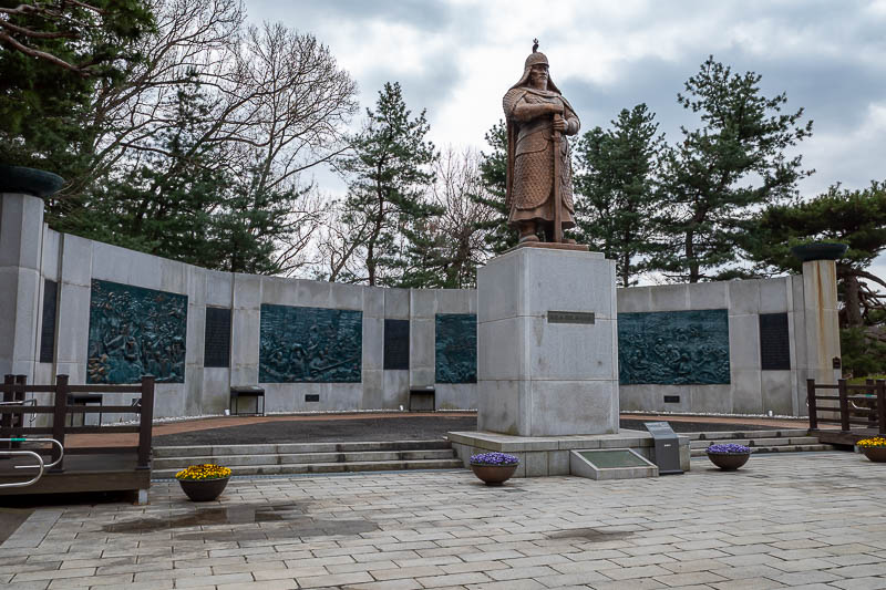 Korea-Seoul-Museum-Fortress - Probably the guy that lived in what used to be the fortress.