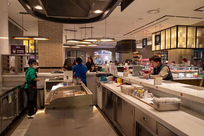 Korea-Seoul-Namdaemun - Not too many photos tonight, so a bonus shot while I wait for my dinner. This is the Shinsegae department store fancy food court basement. I like to s
