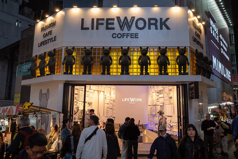 Korea yet again for the 7th time - March and April 2026 - Fancy coffee shops are still popular. Most also sell clothes.