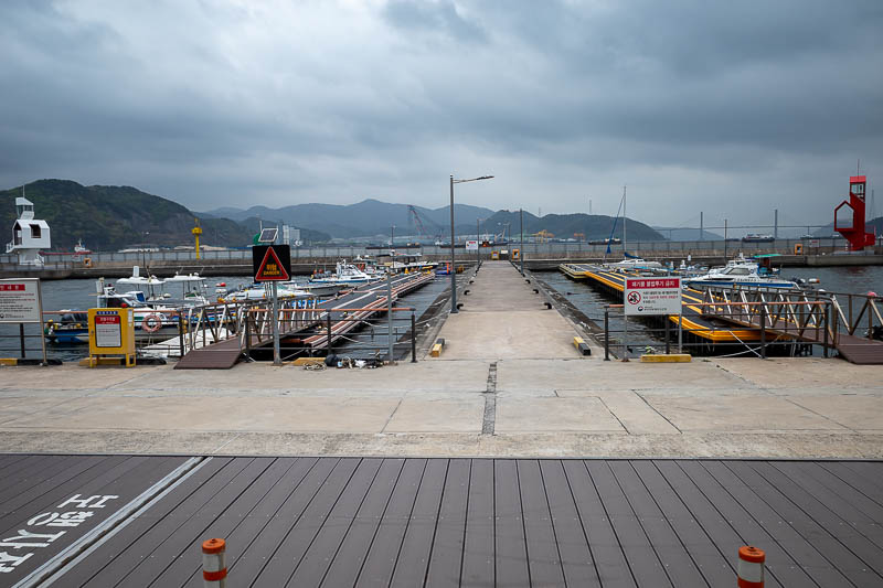 Korea yet again for the 7th time - March and April 2026 - Time to head down to the docks. Note there are fake light houses on either side of this photo to climb up (I did).