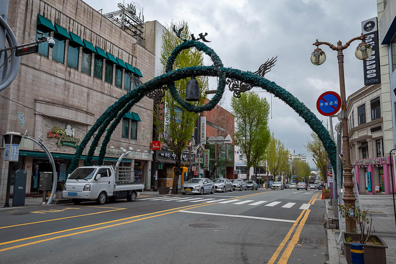 Korea yet again for the 7th time - March and April 2026 - There is a rope hanging off this bell, wisely not long enough for me to ring it.