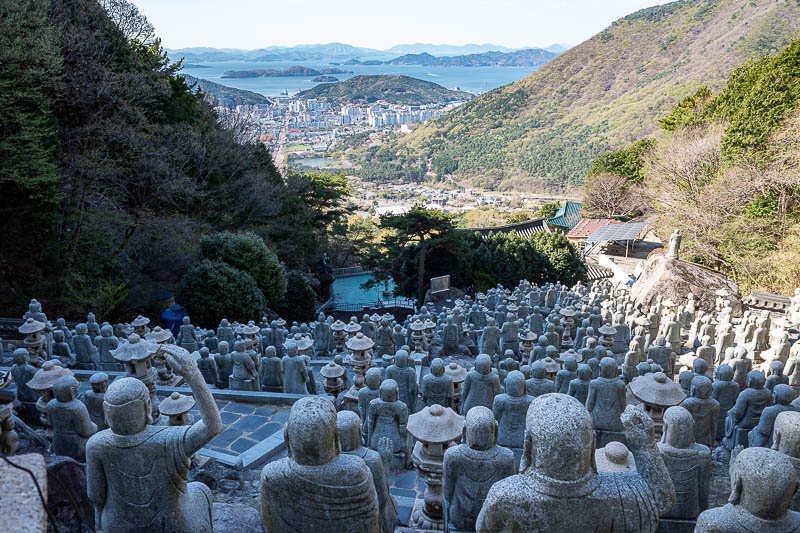 Korea-Changwon-Hiking-Jinhae - There is no way out the back of statue land, so this is wasted effort to get up here to take this photo.