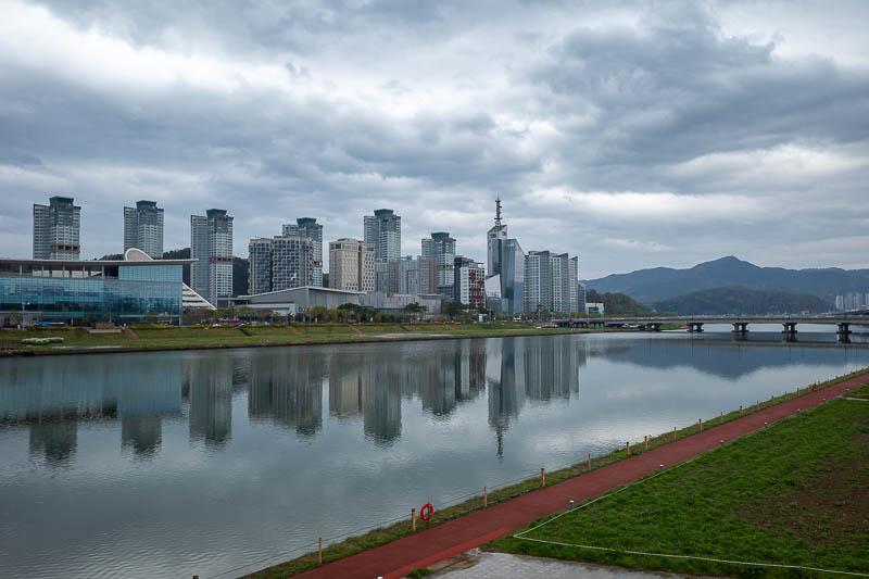 Korea yet again for the 7th time - March and April 2026 - That small mountain over there is my destination tomorrow, along with a lot of red clay.