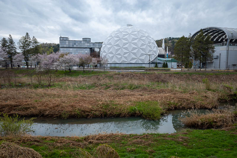 Korea yet again for the 7th time - March and April 2026 - I walked along the drain/river. On the other side is the science museum with rockets, I have been there before.