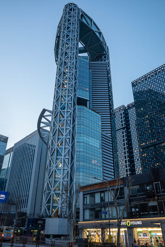 Korea-Seoul-Myeongdong-Cheonggyecheon - Most notable building in the area, I am sure I have photographed it at least one on each trip.