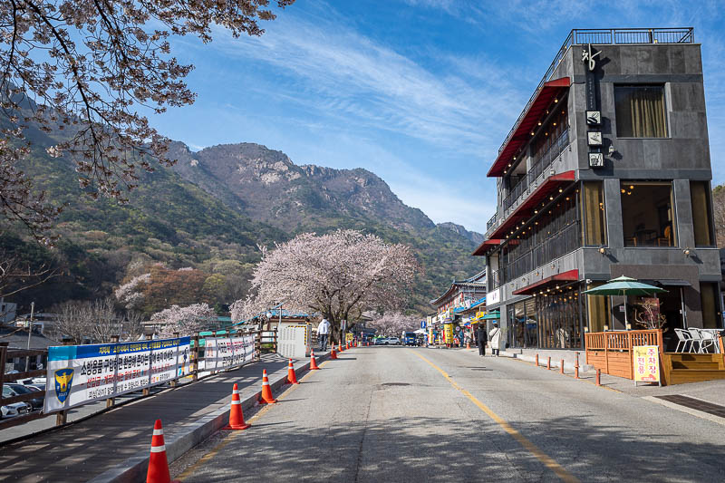 Korea-Daejeon-Hiking-Gyeryongsan - There are numerous cafes to choose from, I bypassed them all.