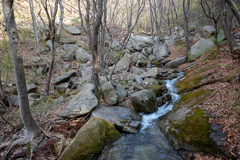 Korea-Daejeon-Hiking-Gyeryongsan - I followed a stream for a while.
