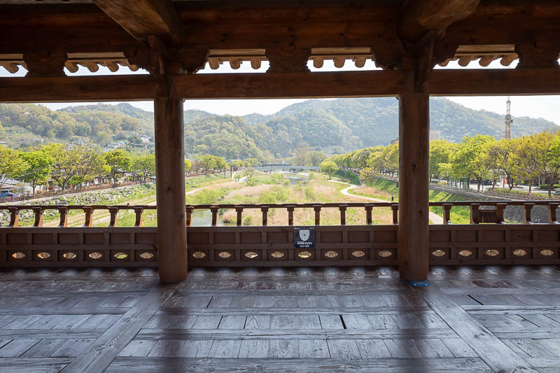 Korea yet again for the 7th time - March and April 2026 - Nearby is a covered bridge, just like Madison county. You will see it again shortly.