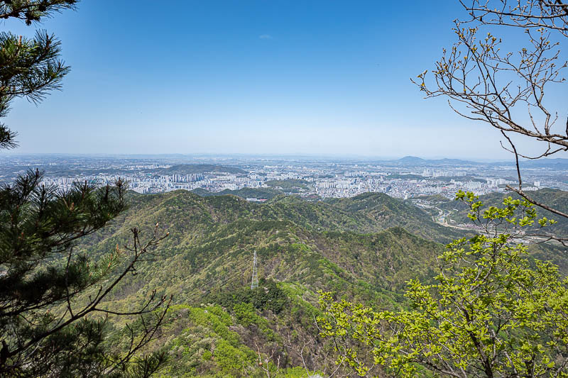 Korea yet again for the 7th time - March and April 2026 - That ridge is the direction I had come from.