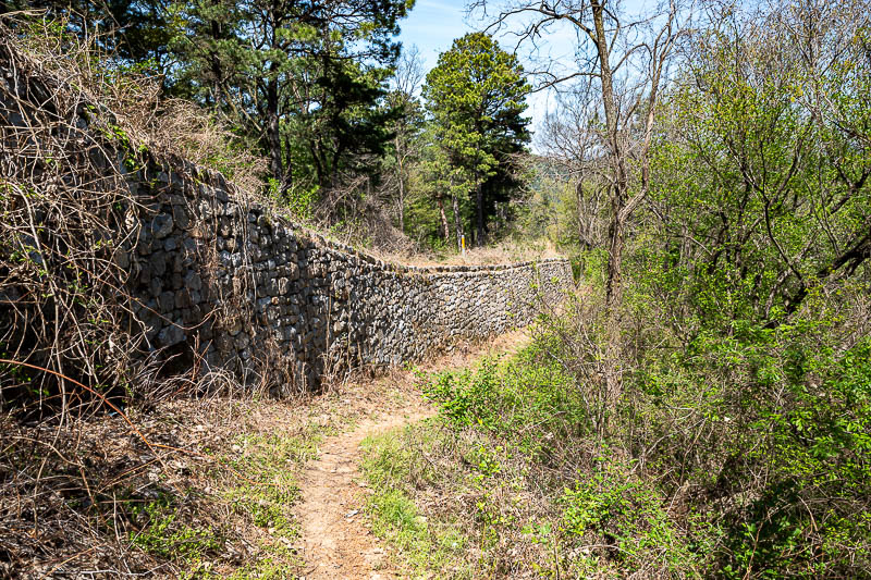 Korea yet again for the 7th time - March and April 2026 - On the way down I walked along the bottom of the wall instead of along the top.