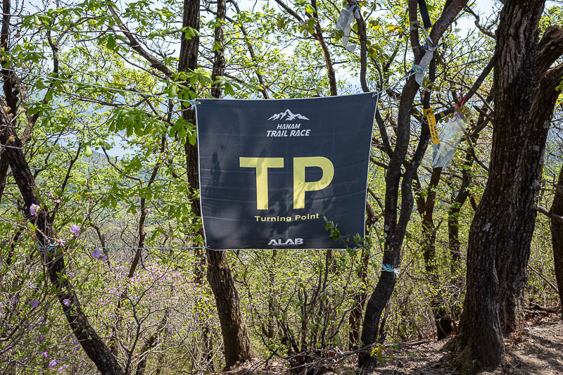 Korea-Seoul-Hiking-Geomdansan - Gochubong peak, turning point for men in the Hanam trail race. I could use turning point for men.
