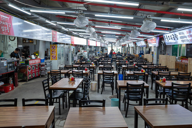 Korea-Seoul-Museum-Market - It even has a food court! I was too early for lunch.