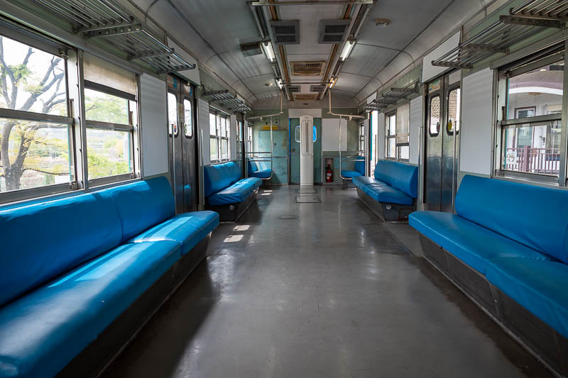 Korea-Seoul-Museum-Market - This is the only carriage you seem to be able to get inside of. It was hot inside. It is much like the inside of trains still in service.