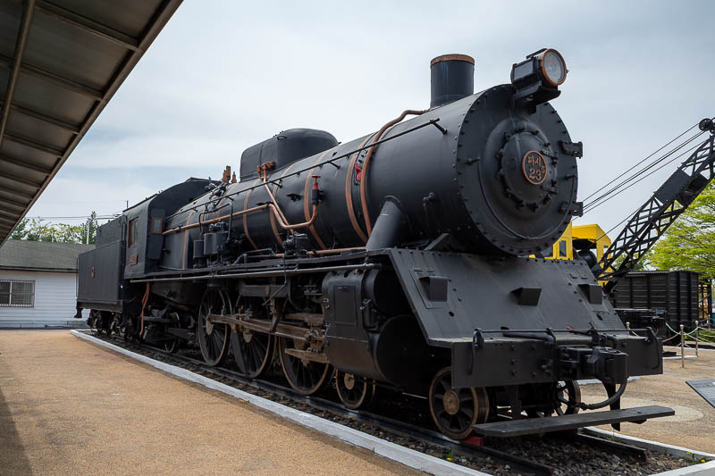 Korea-Seoul-Museum-Market - Nice steam train. It looks new.